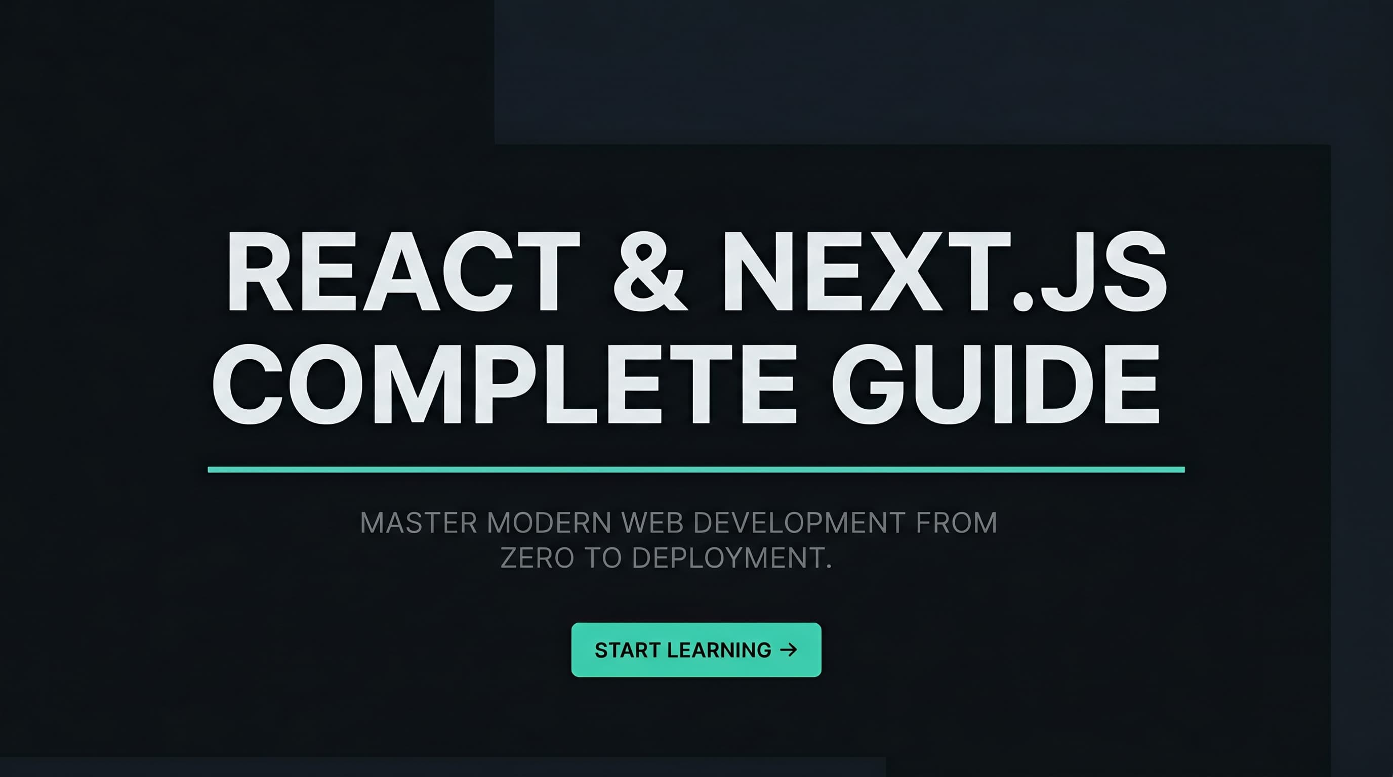 React & Next.js Complete Guide